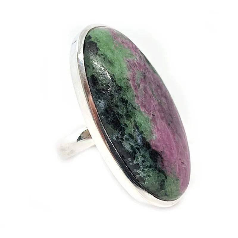 Maisie Ruby Zoisite Oval Ring