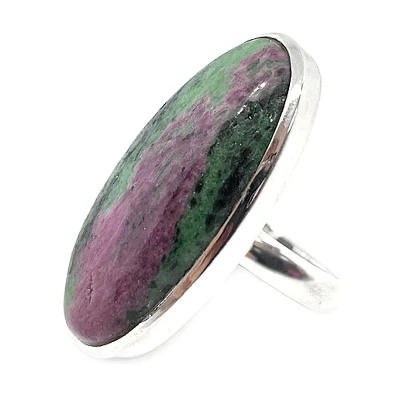 Maisie Ruby Zoisite Oval Ring