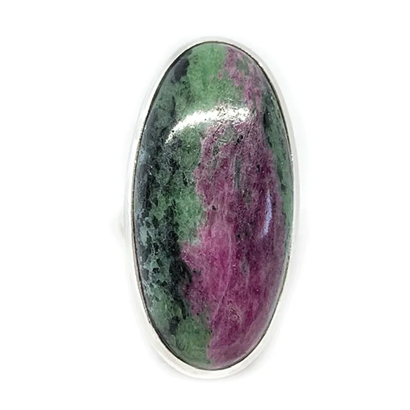 Maisie Ruby Zoisite Oval Ring