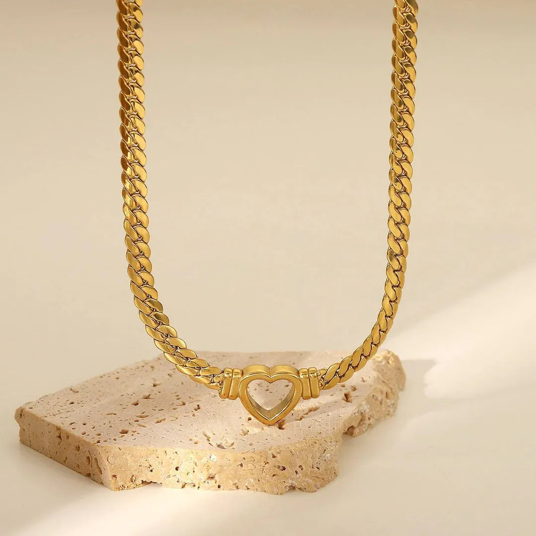 Open Heart Necklace