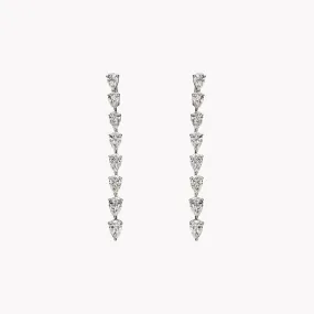 Pear Shape Drop Earrings