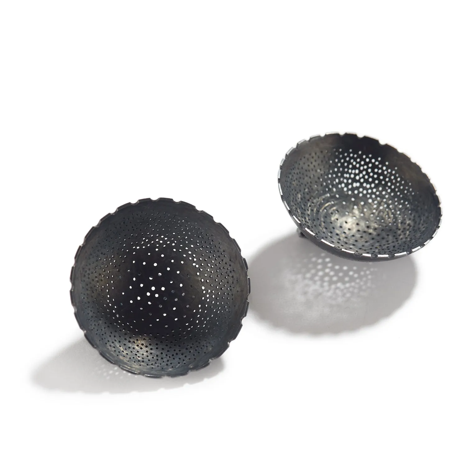 Perforated Cup Earrings