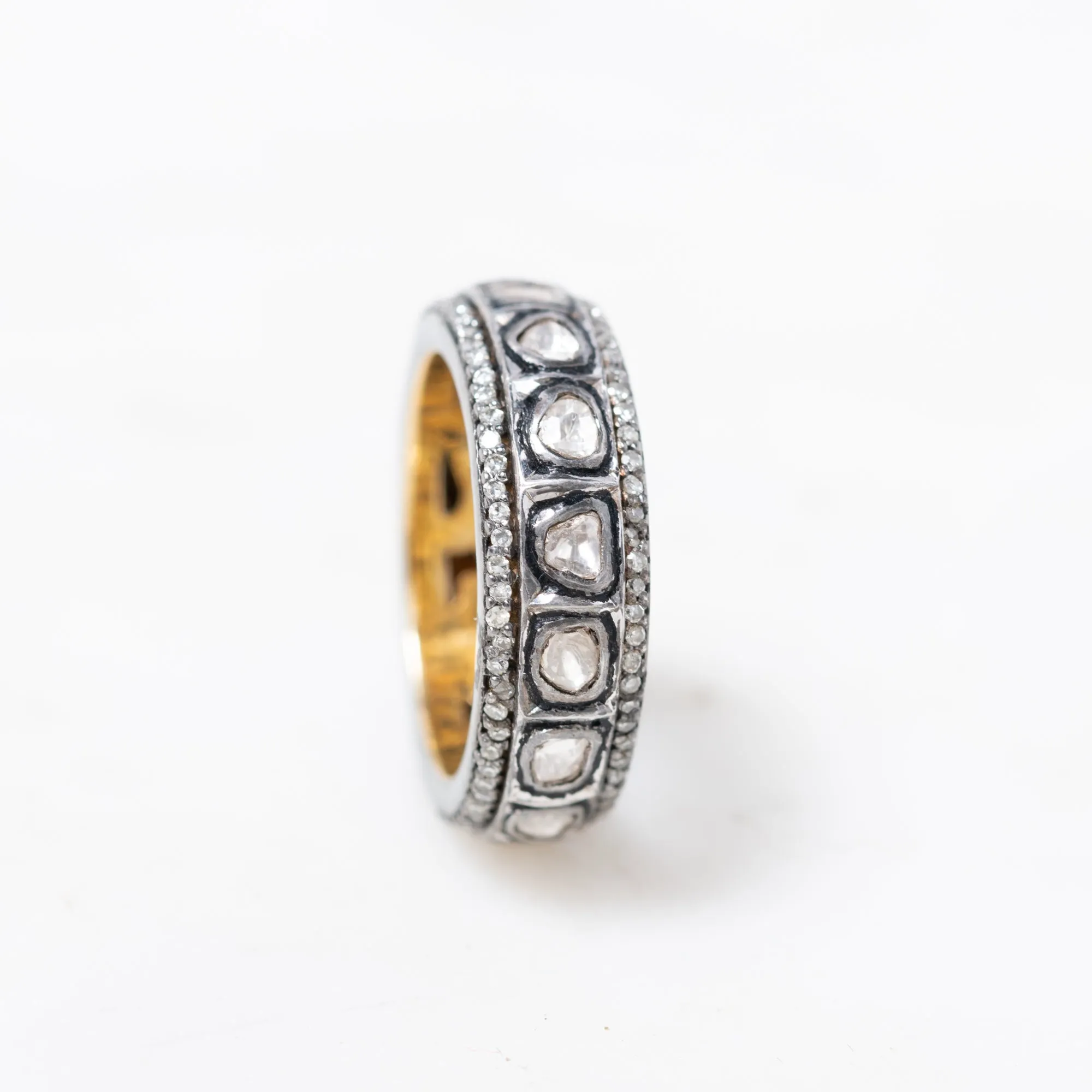 Polki Diamonds Band Ring