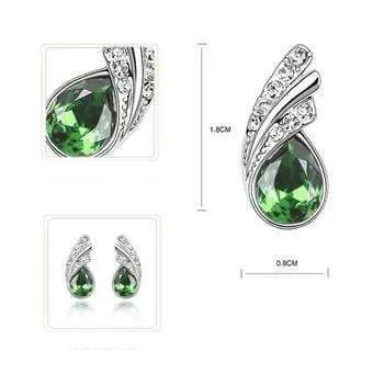 Royal Queen Green Gem Set