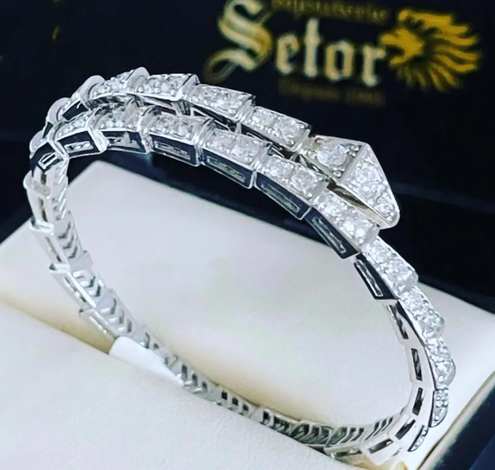 Serpent diamond bracelet DB010