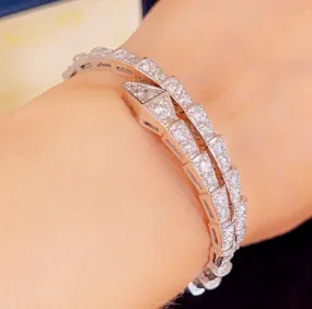 Serpent diamond bracelet DB010