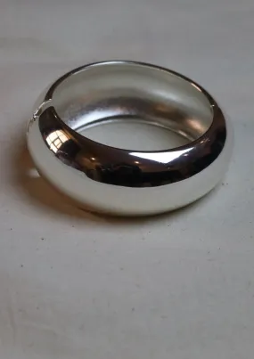 Silver Chunky Bangle