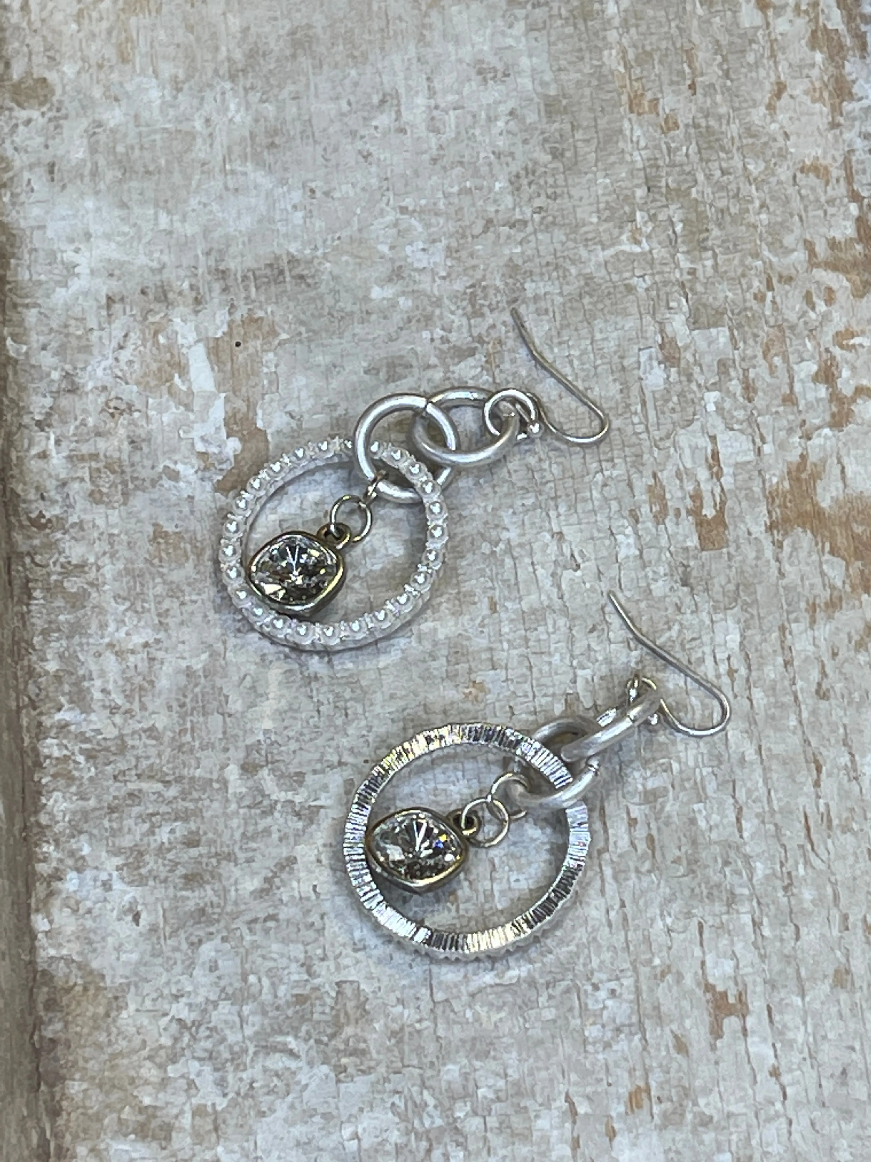 Silver Circles Earrings