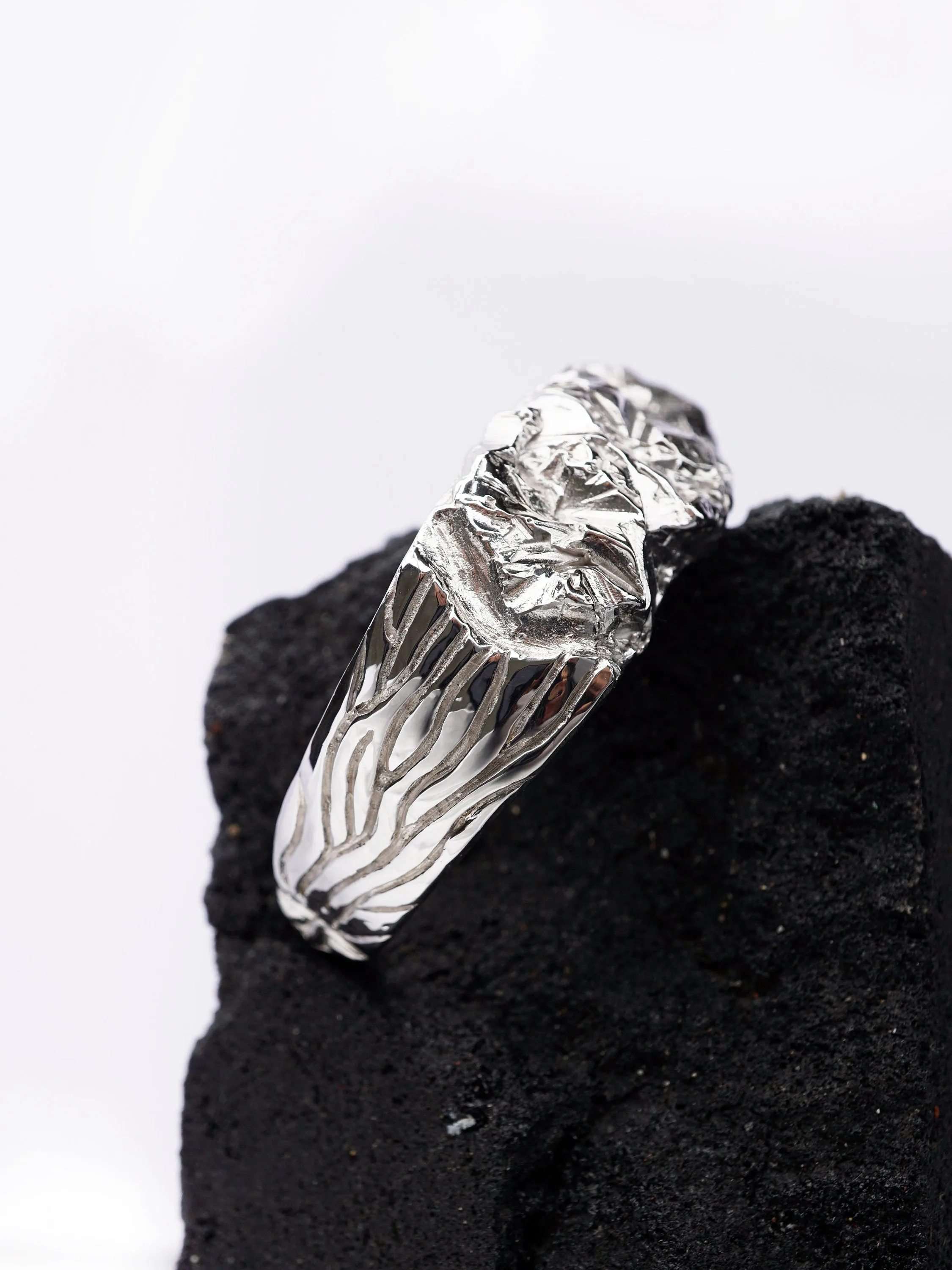 Silver Cuff bracelet GRAND