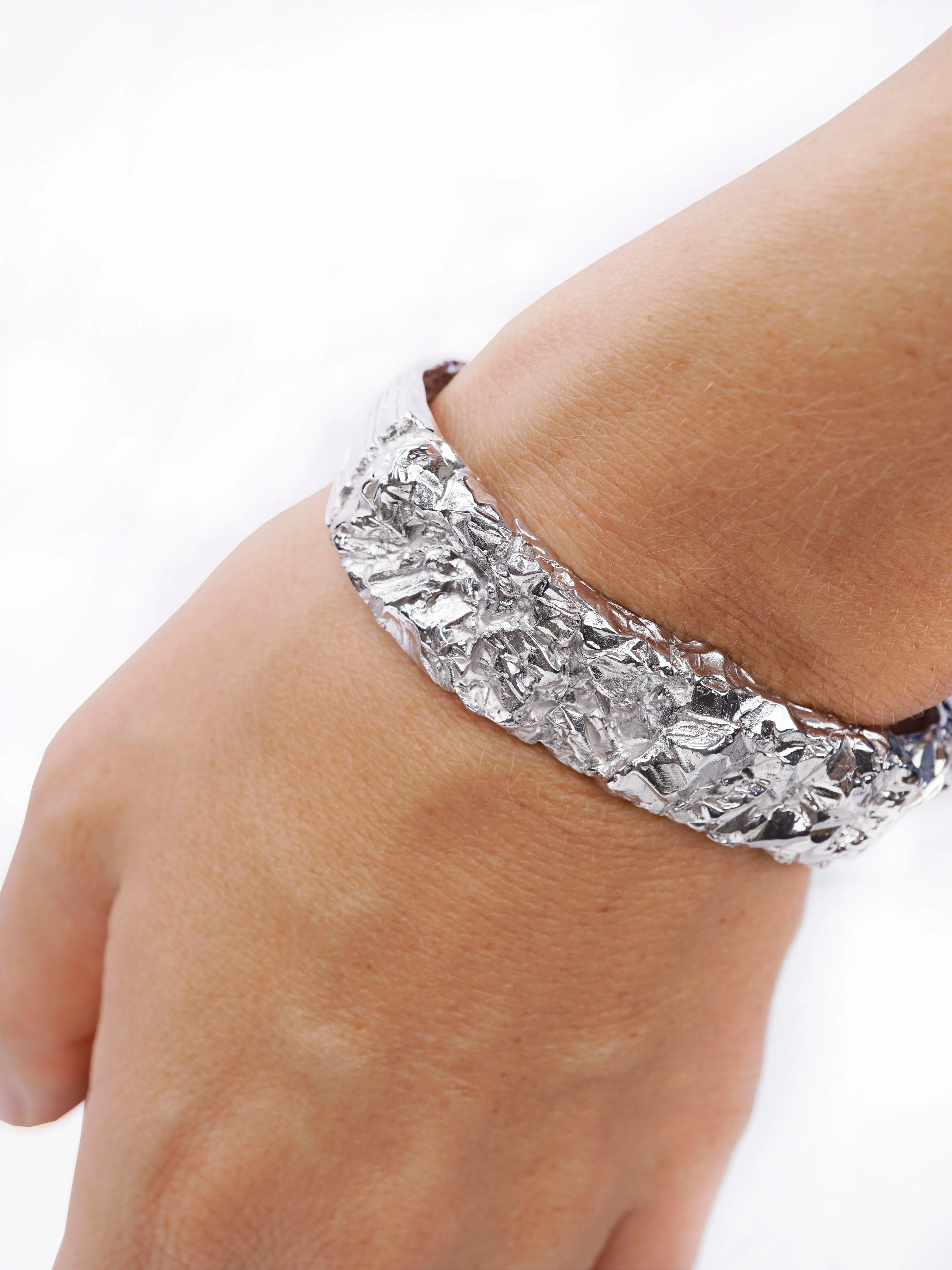 Silver Cuff bracelet GRAND