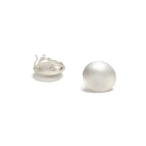 Silver Dome Earrings