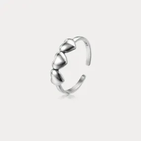 Silver Heart Ring