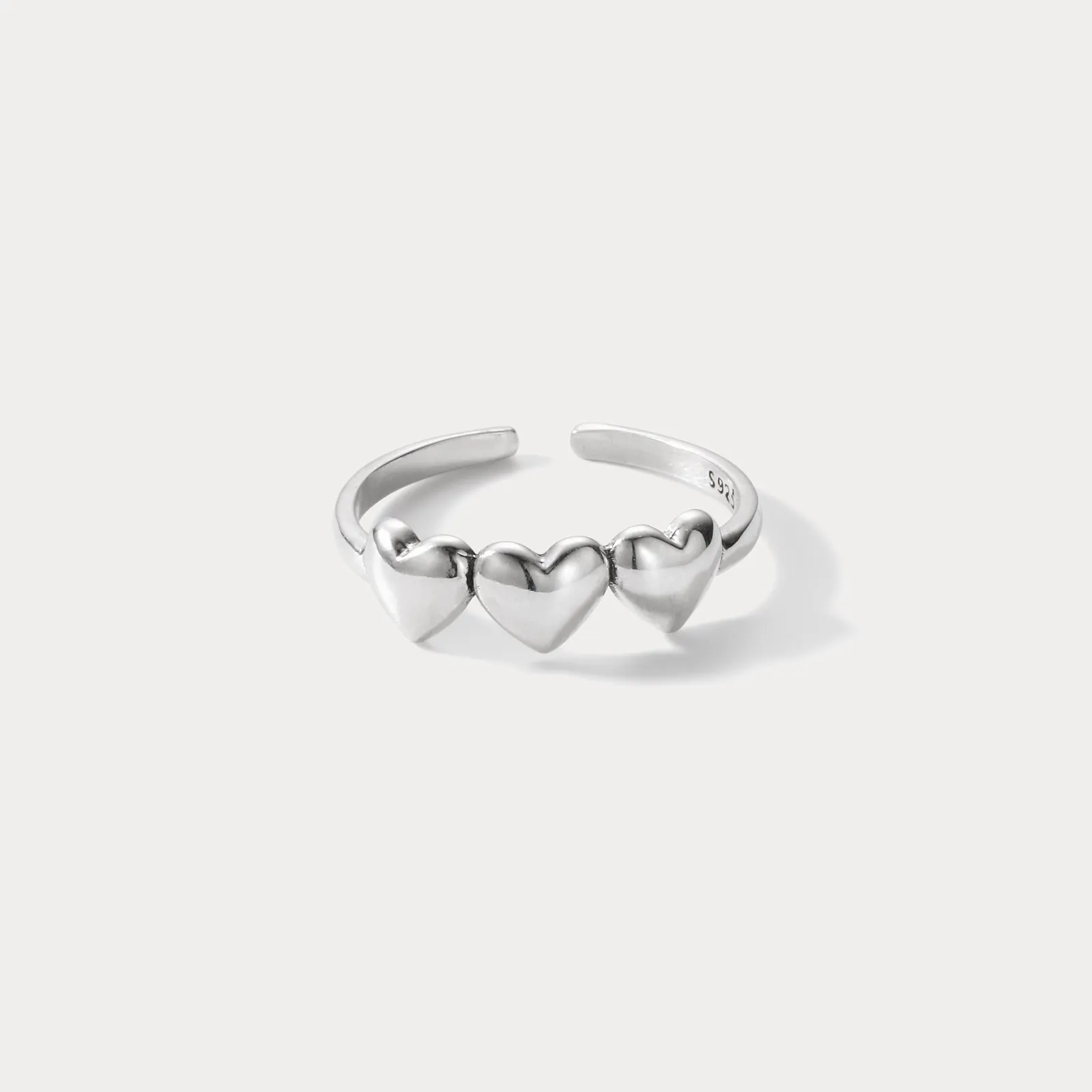 Silver Heart Ring