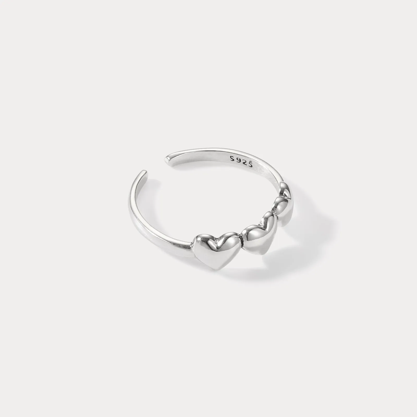 Silver Heart Ring