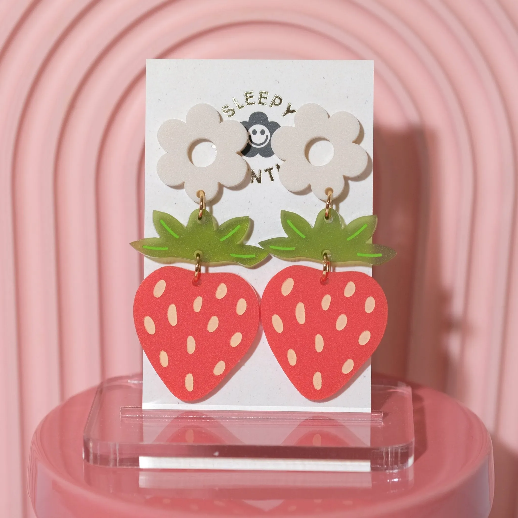 Strawberry Dangle Earrings