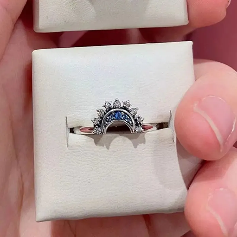 Sun and Moon Couple Ring