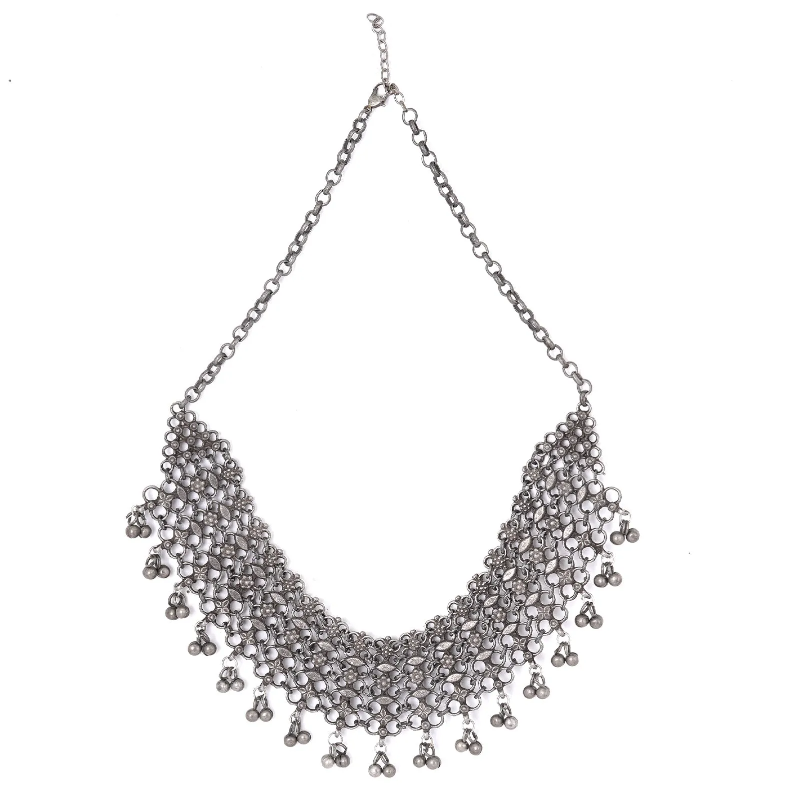 Teejh Shyama Silver Oxidised Jewelry Gift Set