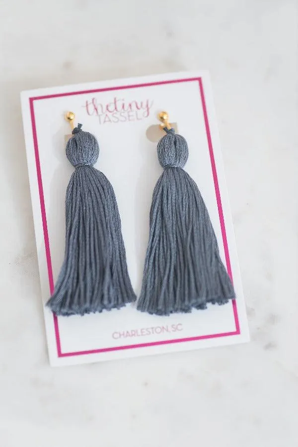 The Atlantic Clip-On Tassel Earring