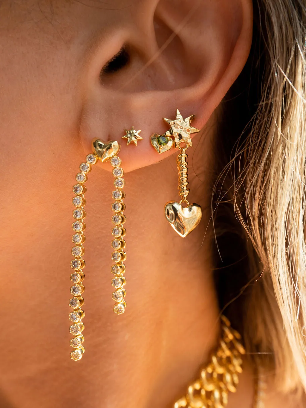 The Molten Heart Studs Set