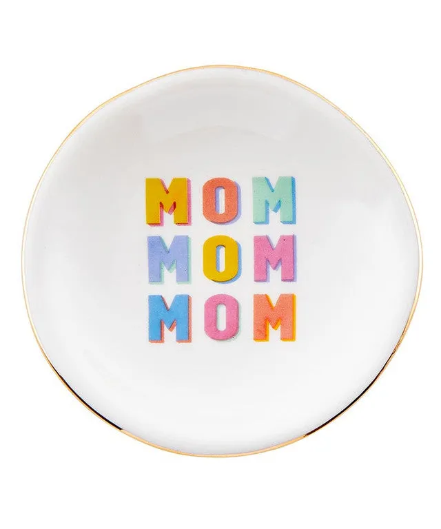 Trinket Tray & Earring Set - Mom Mom Mom