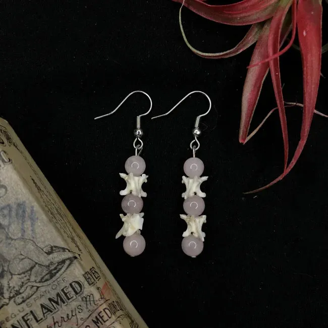 Vertebrae Gem Earrings