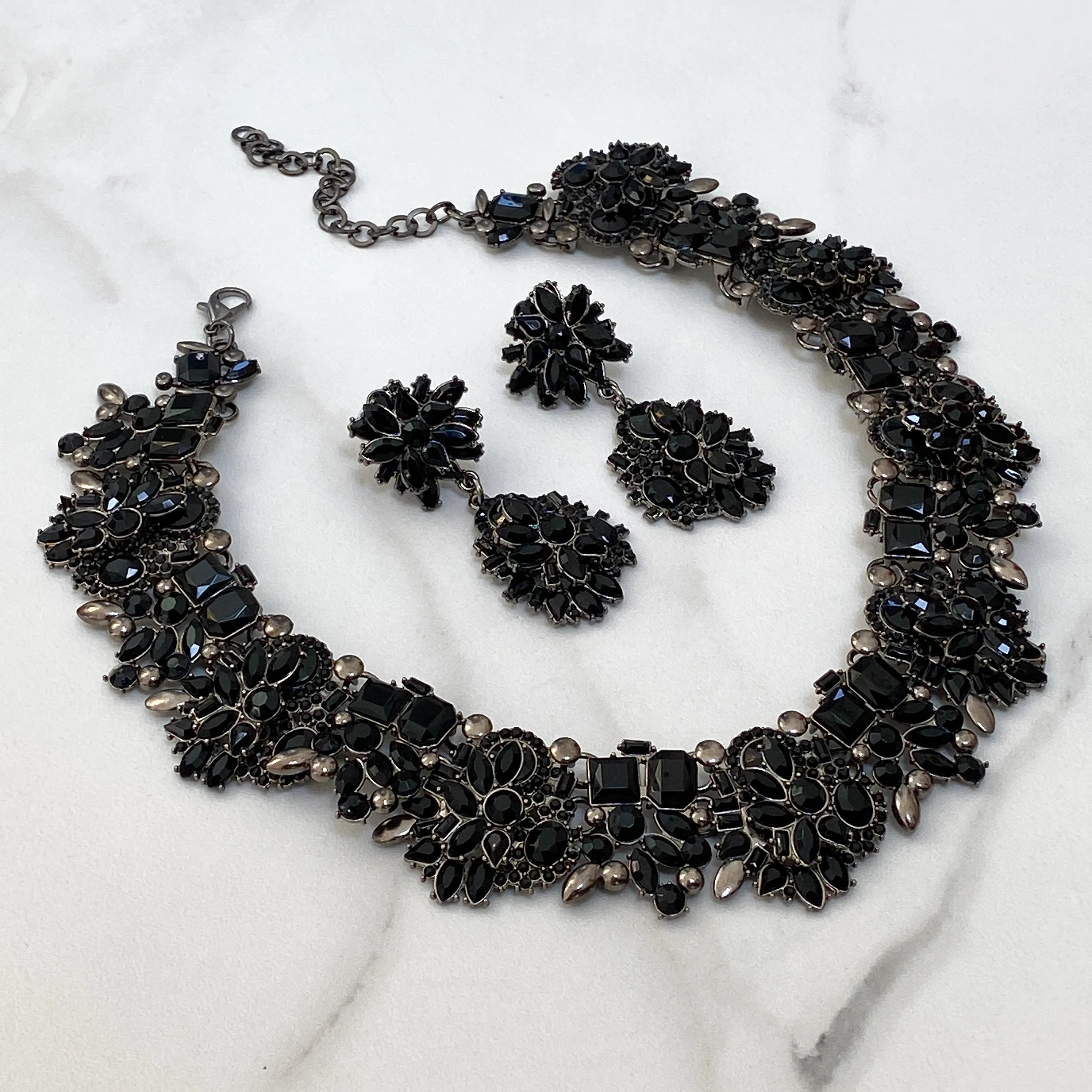 ZIA Black Statement Necklace